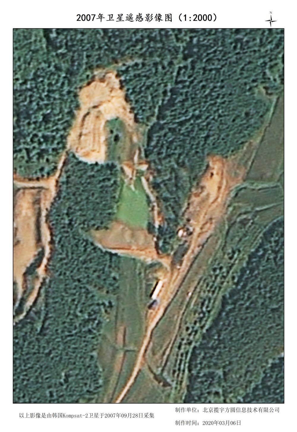 韩国Kompsat-2-1米分辨率卫星影像数据样例图