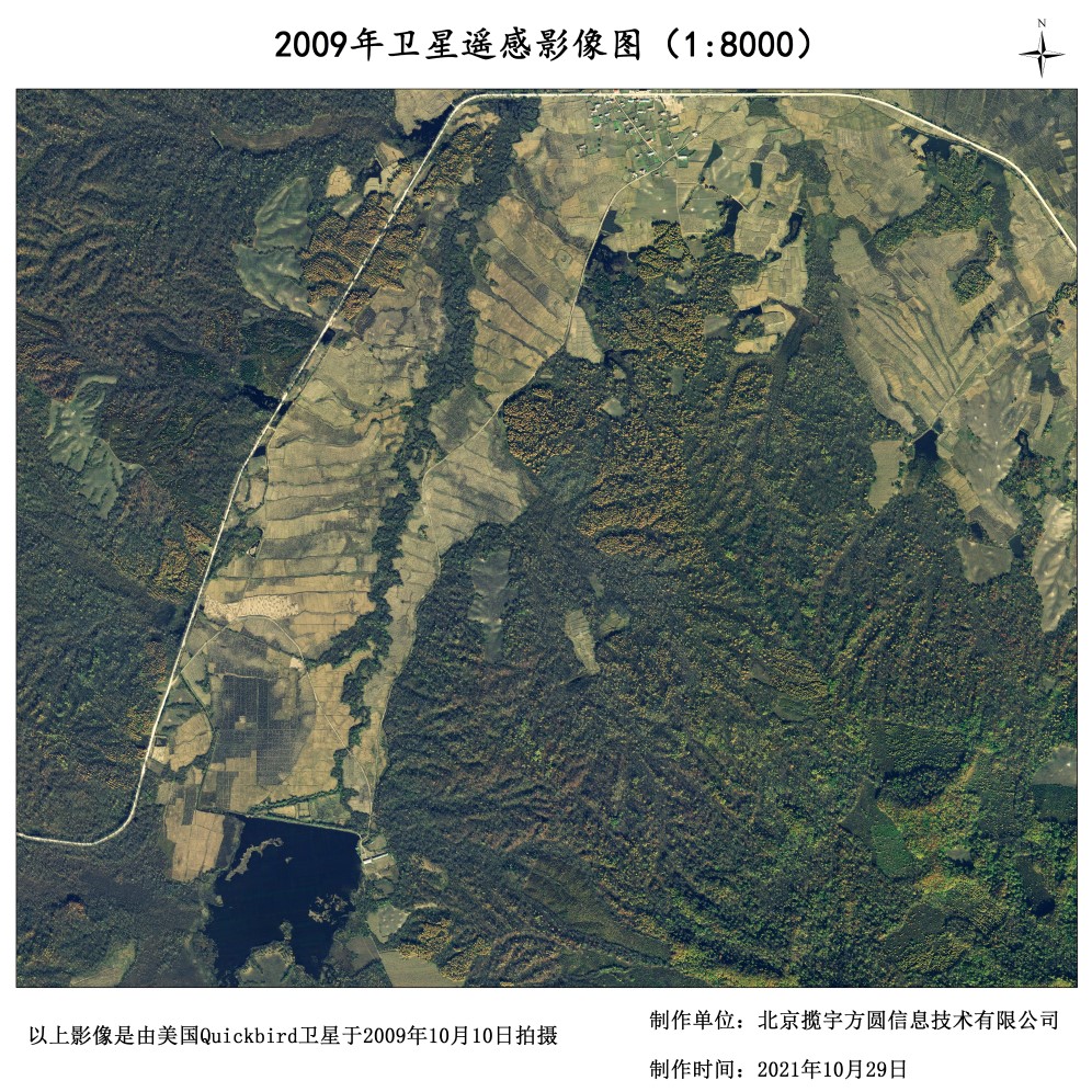 美国Quickbird卫星林地影像样例图