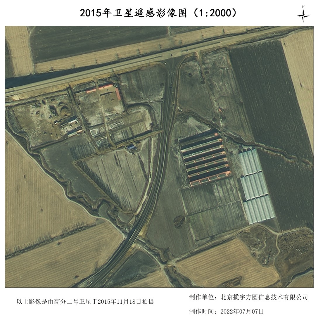 同一地区不同卫星拍摄的0.8米高分二号卫星影像样例