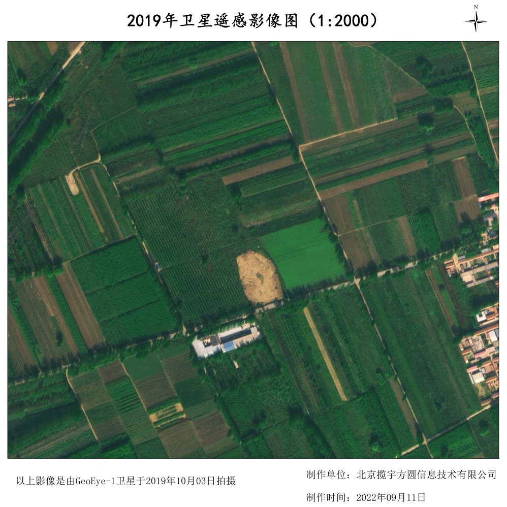 0.5m真彩色影像GE卫星拍摄农场样例图